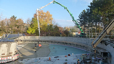 Ersatzneubau Sohle Vorklärbecken, Rostock